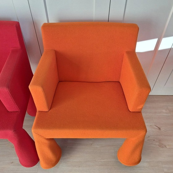 Image 1 of Marcel Wanders Moooi VIP chair, design chair orange