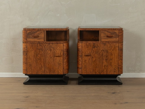 2x Art Deco Bedside Tables