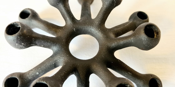 Set originale di 2 portacandele "Spider" con 1 confezione originale - Quistgaard Dansk Design - Mid-Century (photo 9 of 11)