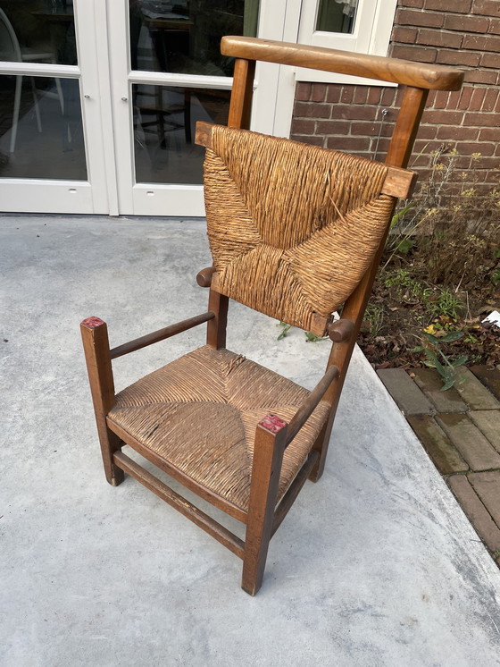 Image 1 of Bidstoel met uniek nummer antiek