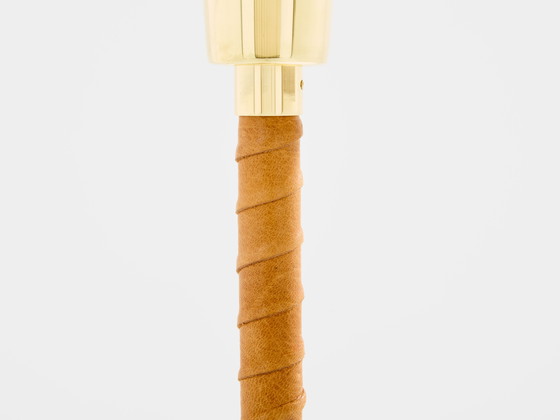 Image 1 of Lisa Johansson-Pape Ihanne Floor Lamp Brass Leather 1950