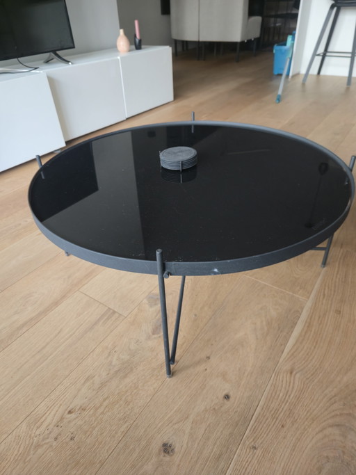 Zuiver Cupid XXL – Salontafel, Zwart – Glass, Metal