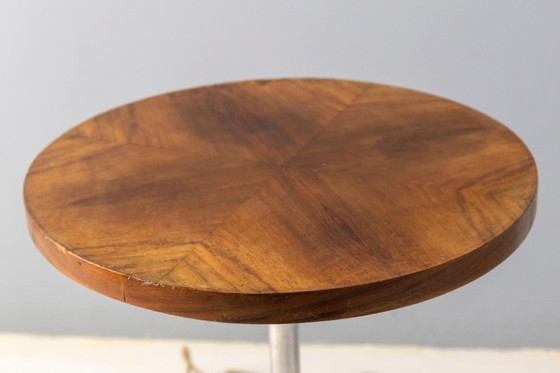 Image 1 of Lampada da terra con tavolino, Jindřich Halabala, anni '30-'40, Cecoslovacchia