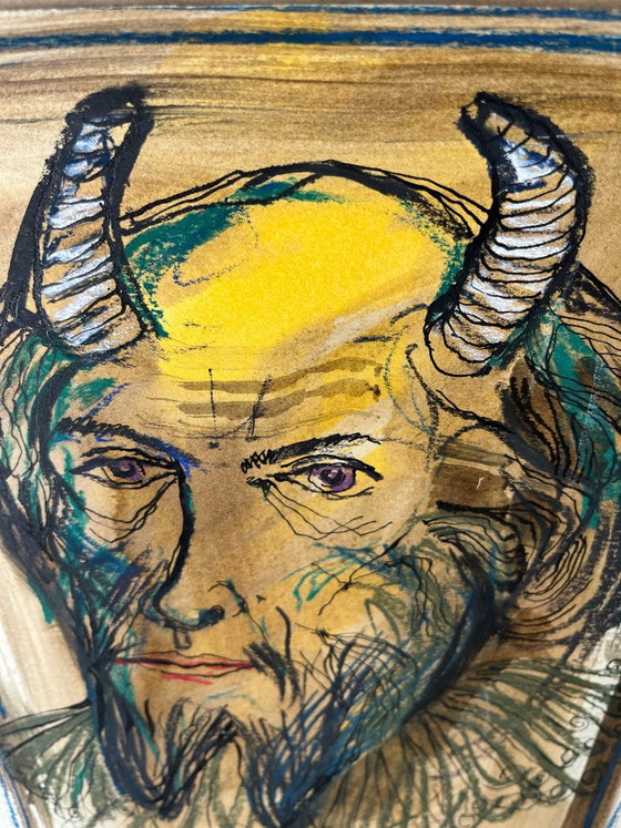 Rudi Pillen - PORTRAIT – Peintures et dessins, Wood (photo 5 of 6)