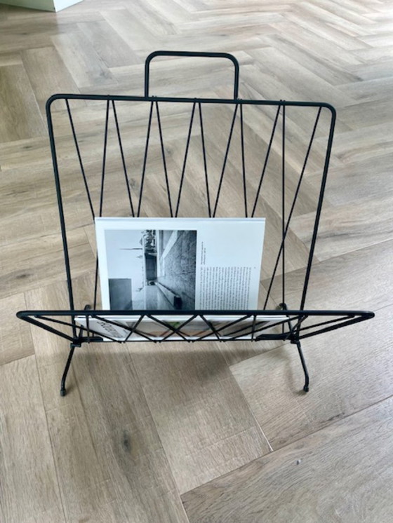 Image 1 of Present Time - Zeitschriftenhalter Diamond Grid - Schwarz