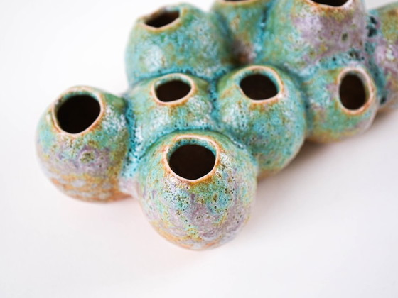 Image 1 of Ceramic vase – flower frog, Danish design, 1960s, made in Denmark