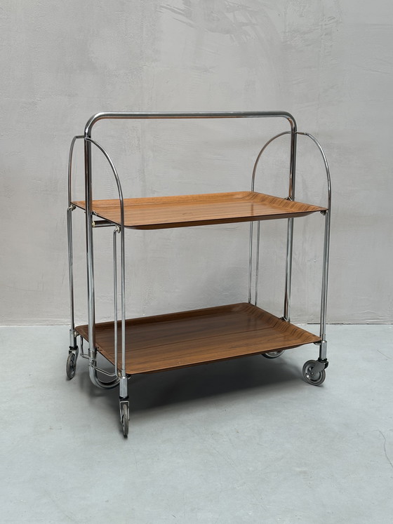Image 1 of Carrito de servicio plegable Bremshey & Co., década de 1970
