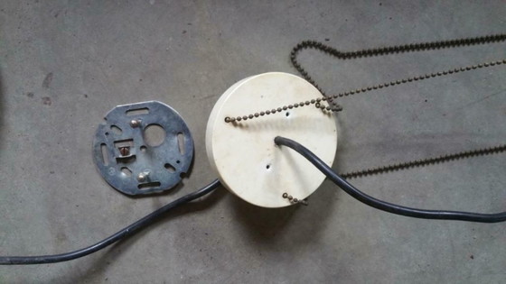 Image 1 of 2x RAAK high chaparral vintage lamp 60's mushroom(+reserveglas!)