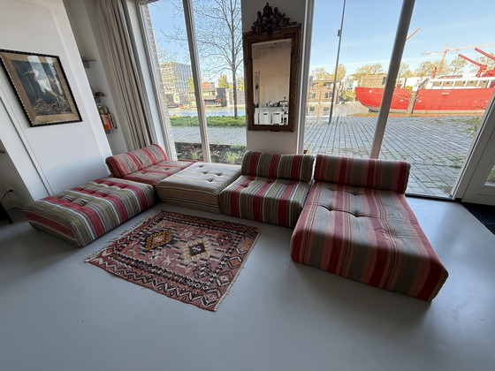 Image 1 of Vintage Roche Bobois Voyage Immobile modulaire bank 5 stuks