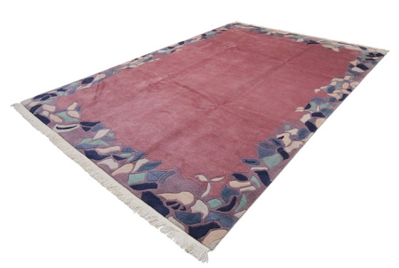 Original Modern Designer Highland Wool Rug Nepal 360 x 257 cm, Rugs & carpets, Pink (photo 2 of 9)
