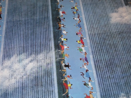 Image 1 of Dave Cutler: The New York City Marathon Poster "World Trade Center" 1994