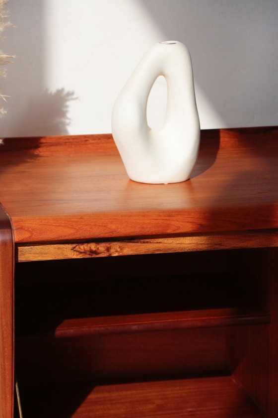 Image 1 of White Newton Teak Sideboard: Large “Petersfield” Sideboard