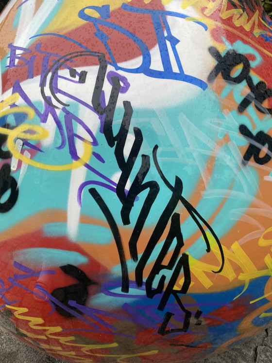 Image 1 of Bull & Stein Brons Peer Graffiti 'Bruno Silva