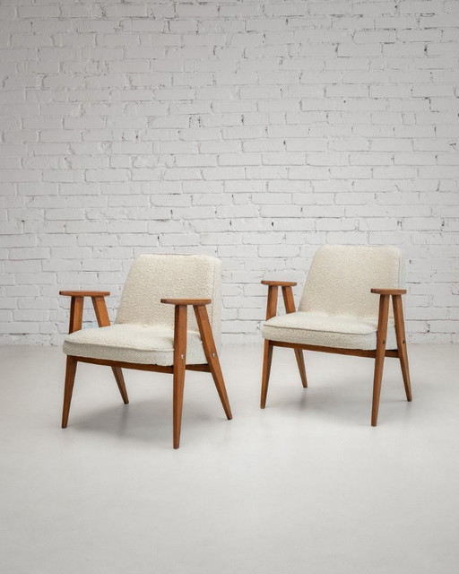 Fauteuil Vintage Chierowski 366 Mid Century