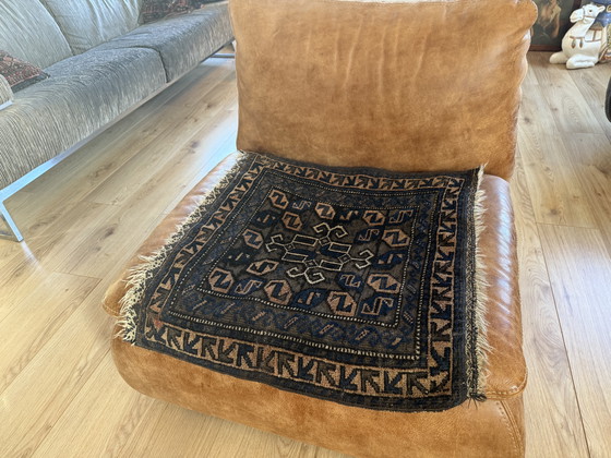 Image 1 of Antikes kaukasisches Textilobjekt (ca. 1900–1930), handgeknüpft | Wolle auf Wolle | 68 × 63 cm