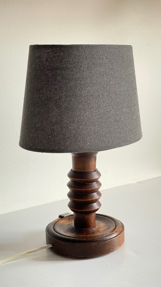 Image 1 of  Lampe Esprit Scandinave Façon Charles Dudouyt Vintage