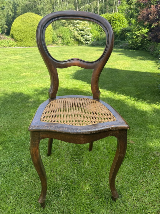 Image 1 of Sedia Biedermeier antica