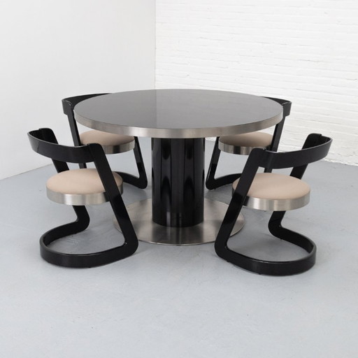 Willy Rizzo '70s dining set