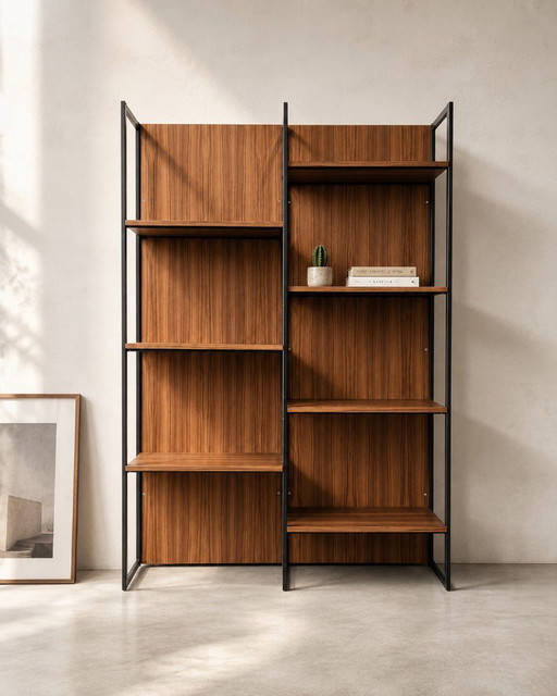 Mueble modular de pared Meurop, Bélgica, décadas de 1960-1970. – wandrek, Metal