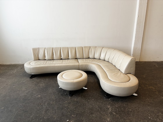 Image 1 of De Sede DS-1064 Designersofa Couch Leder taupe 