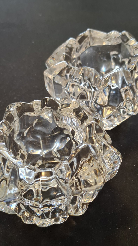 Image 1 of 2 portavelas de cristal Goebel con 24% de plomo.