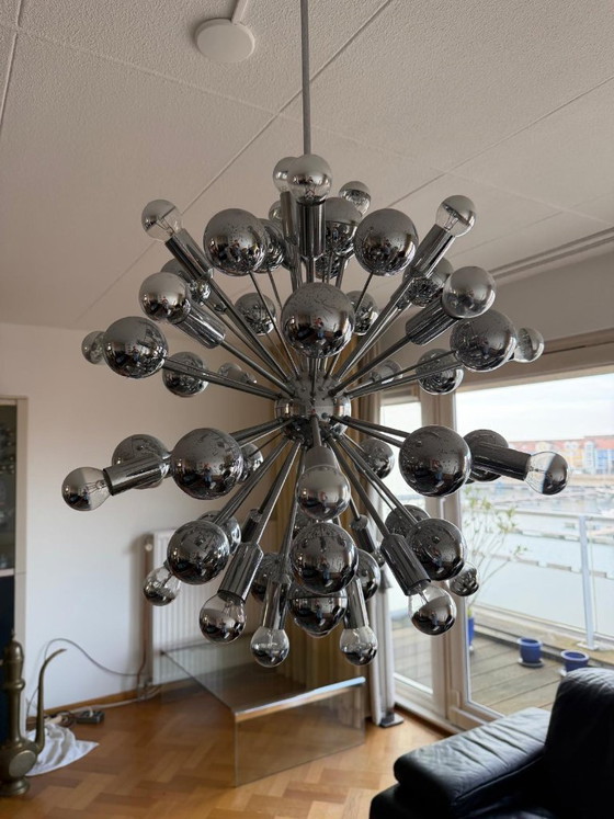 Lampada a Sospensione Sputnik Vintage Stile Space Age degli Anni '60 o '70 – Ingo Maurer (photo 12 of 22)