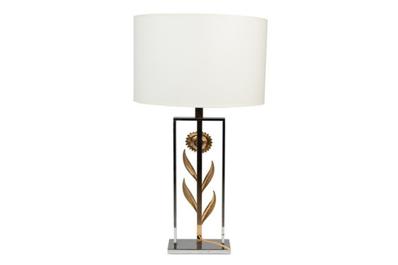 Image 1 of Charles House, attribuito a. Coppia di lampade a forma di girasole. Anni '70