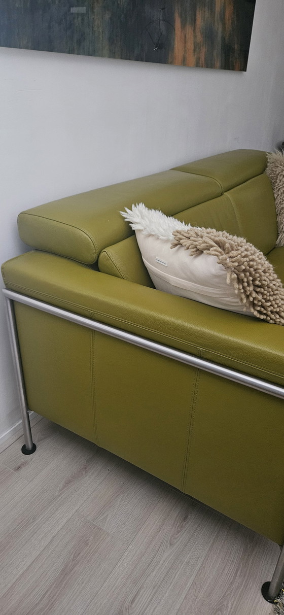 Image 1 of Sofá de cuero de 2,5 plazas