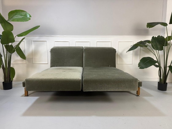 Image 1 of Brühl Moule Medium Schlafsofa Designer Grün Grau Couch
