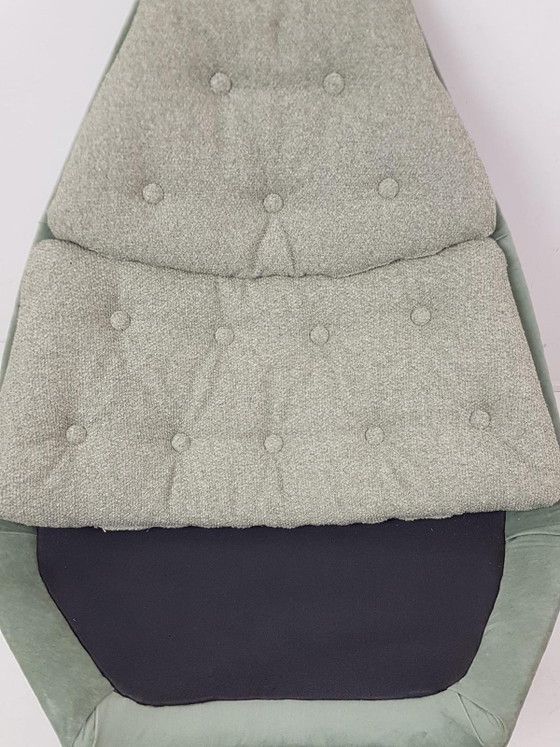 Artifort F588 Groen Ploegstof Monza Multi Nieuw – Fauteuils, Metal, Textile (photo 12 of 15)