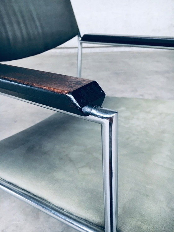 Image 1 of Midcentury Modern Dutch Design Armchair by Gijs Van Der Sluis, Netherlands 1960s