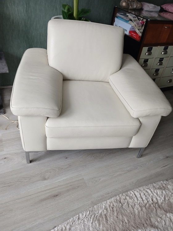 Musterring Poltrona in Pelle – Poltrone, Leather, Chrome (photo 10 of 11)