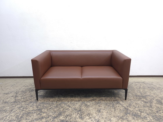 Image 1 of Walter Knoll Jaan Living divano a due posti di design divano in pelle divano top