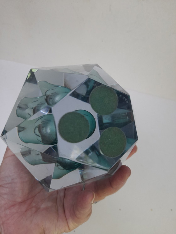 Image 1 of Asta Strömberg faceted vase, signed