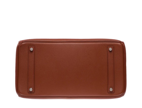 Image 1 of Borsa HERMES Birkin 35 in cuoio marrone - 103214