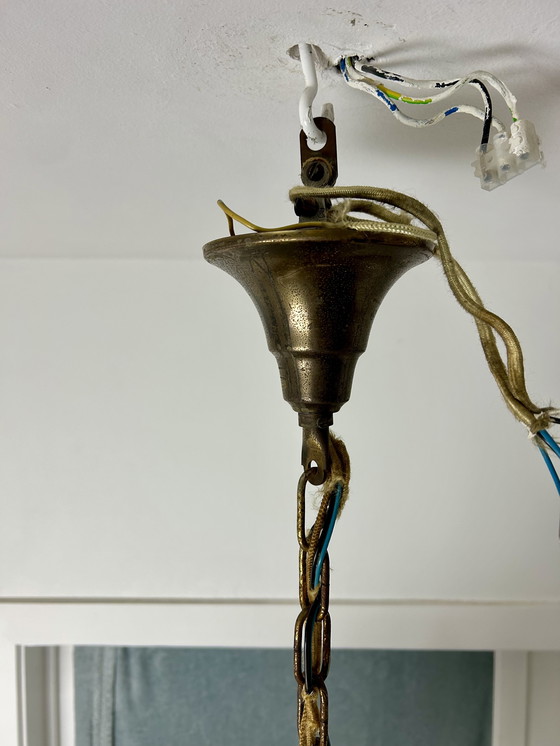 Image 1 of Vintage Palwa teardrop chandelier