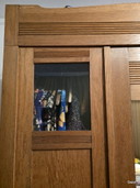2350 Brocante Eichenschrank antiker Kleiderschrank