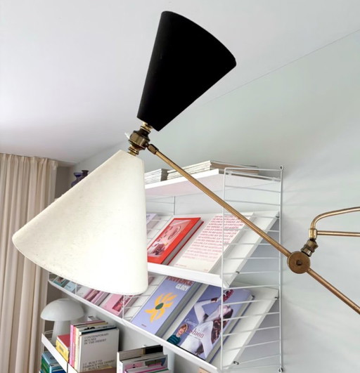 Robert Mathieu (Attribué à) Applique murale Lampe pivotante