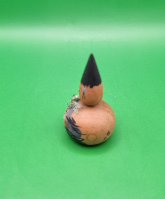 Vintage Gesigneerde Arima-Fude Kokeshi – Decoratieve objecten, Wood (photo 4 of 6)
