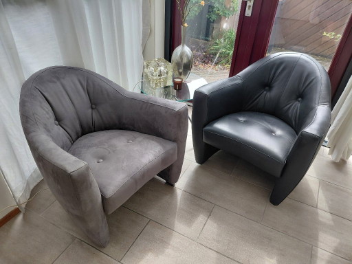 2 sillones Leolux Carabita. – Evidence By Leolux, fauteuils, Leather