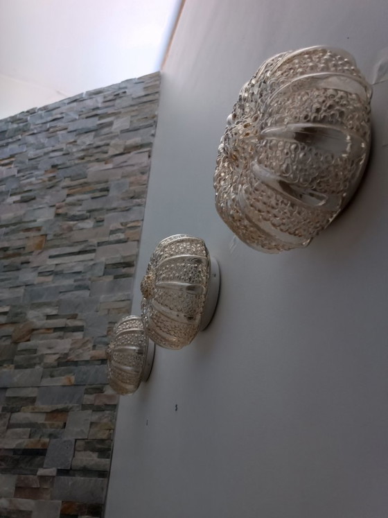 Image 1 of Suite d'appliques Bubble par Helena Tynell pour G. Limburg 1970s