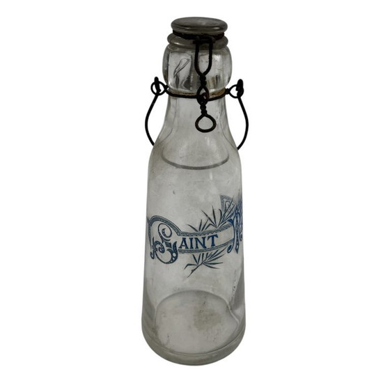Image 1 of Collection de 42 bouteilles anciennes françaises de lait, de vin et de spiritueux