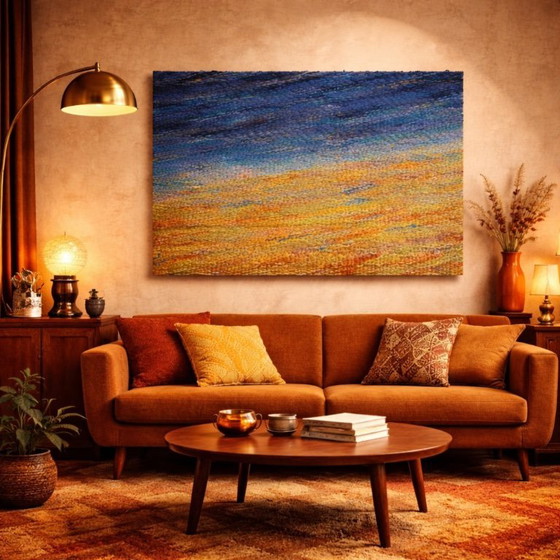 Image 1 of Tapisserie murale rétro Janna Doebele originale