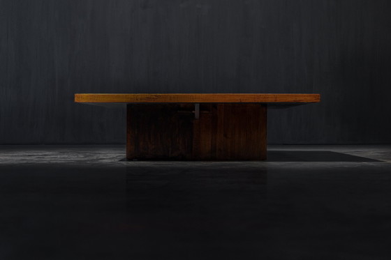 Image 1 of Tavolino da caffè in bambù di Axel Vervoordt, Belgio, anni '80