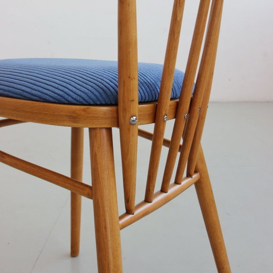 Image 1 of Mid-Century Chairs from Czechoslovakia, Fully Restored and Reupholstered, Vintage 1960s 1970s
