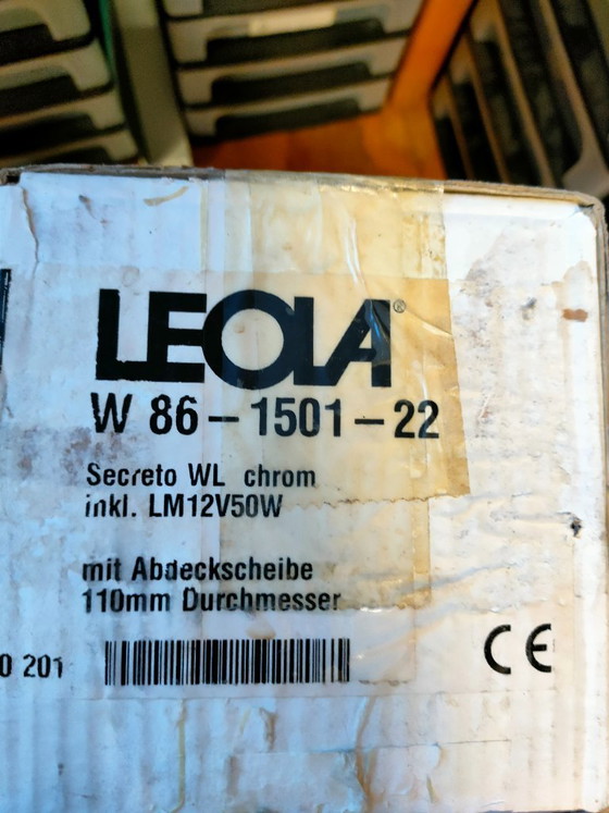 Image 1 of LEOLA Secreto WL Chrome torch wall lamp - set of 2