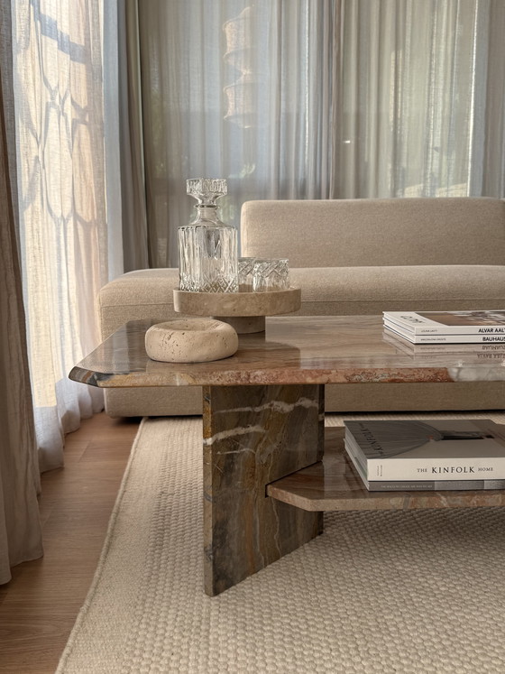 Vintage Marmeren Salontafel – Marble (photo 3 of 15)