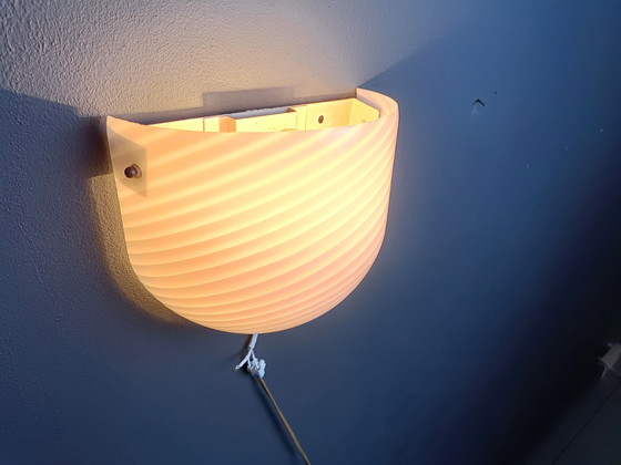 Image 1 of Murano Swirl glazen wandlamp van VM-Vetri, Italië, 1970