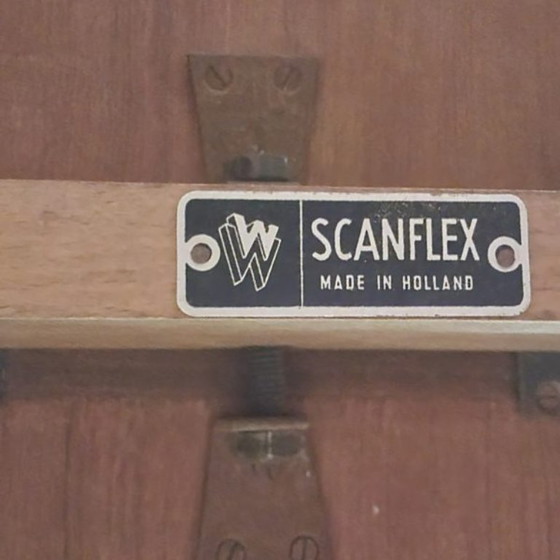 Large bench 1950s - William Watting Scanflex | Mid-Century Modern Design Furniture, Benches, Wood, Brown (photo 4 of 10)