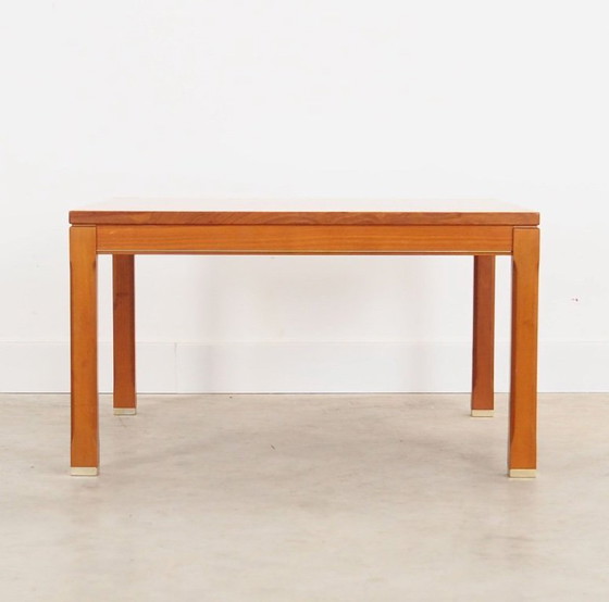Image 1 of Vintage teak and beech coffee table, Danish design